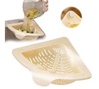 Sink Strainer, Magnetic Anti Clog Basket, Multifunction Corner Drain Catcher, Automatic Corner Sink Strainer with Strong Suction Function,High Performance Kitchen Organizer for Fruit Vegetable Noodle
