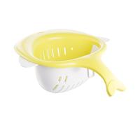 Sink Strainer - Push Button Operated Waste Disposal, Universal Triangular Drain Basket | Magnetic Strainer for Kitchen Corner Sink | for Home Dining Restaurant