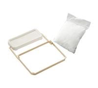 Sink strainer Sink Filter Mesh Anti-clogging Sink Strainer Mesh Vegetable Fruit Garbage Net Prevent Food Residues Falling for Food Hair Catcher(White with 50pcs Bag)