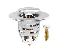 Sink Strainer Stopper - Pop-Up Mechanism, Anti-Clog, Durable Stainless Material, Easy Install | Bathroom, Kitchen, Basin Drain, Filter, Water Flow Control, Waste Prevention, Home Maintenance