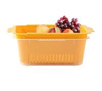 Sink Strainer Strainer | Colander Basket Expandable Basket Double Layer Dry Dish Drainer Adjustable Kitchen Supplies for Sink Drainer Cooked Pasta Exten