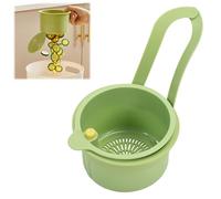 Sink Strainer with Push Button for Hanging, Without Making Your Hands Dirty, Removable Silicone Sink Strainer, for Washing/Organising in the Kitchen
