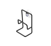 Sink Sucker Drain Rack Sponge Storage Holder Metal Sink Sucker Suitable for Kitchen and Bathroom Features It is Very Strong not Easy to Fall Off (Black)