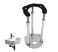 Sink Support Bracket - Stainless Steel Basin Stand, 7 to 11 Inch Adjustable Undermount Sink Brackets, Legs Under Counter Support System for Kitchen Bathroom Installation Stability