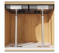 Sink Support, Undermount Sink Brackets, 2 Pcs Kitchen Sink Support Legs, Undermount Basin Telescopic Bracket for Bathroom(Height 33-48cm)