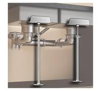 Sink Support, Undermount Sink Brackets, 2 Pcs Under Sink Telescopic Brackets, Support Rod Kitchen Sink Legs(Height 47-57cm)