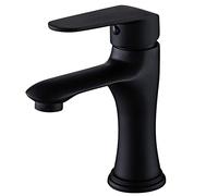 Sink Tap, Brass Mixer with Aerator Ceramic Valves, Single Lever Bathroom Faucet for Washroom Kitchen Toilet Hotel Restaurant,Gray