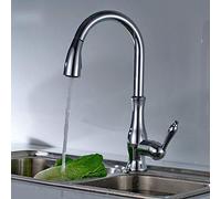 Sink Taps Smart Sensor Kitchen Faucets with Pull Down Sprayer, Touch Activated Faucet, Single Hole Single Handle Brass Kitchen Faucet,Chrome