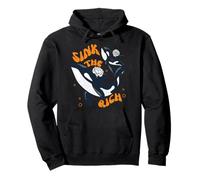 Sink the Rich - Whale Ocean Lovers Pullover Hoodie