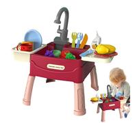 Sink Toy for - Fishing Game Size 45.2 x 29.7 x 37.8 cm | Sink Set for , Running Water Toy, ABS Material, Indoor and Outdoor Set, Set of