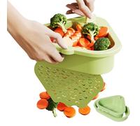 Sink Trash Catcher - Anti-Clogging Sink Filter Basket for Vegetable Washing,Dry-Wet Separation Kitchen Waste Filter for Hotel Dormitory Apartment Restaurant Rental