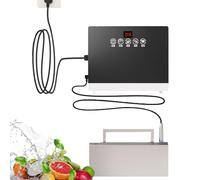 Sink Ultrasonic Dishwasher, Household Sink Dish Washing Machine Cleaner, Multifunctional Fruit Vegetables Sink Dishwasher with Touch Control, Installation-Free, for Dishes, Kitchen Seafood