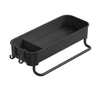 Sink Wall Mounted Sponge Storage Door - Durable Kitchen Caddy Hook And Bars Storage , Adhesive Design Without Drilling | The Organizing Shelf To Save Space That Imma