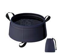 Sink Wash Basin, Portable Folding Washer, 11.81x11.81in Multi Purpose Basket Container, Compact Design for Kitchen, Baby Feet Soaking, Travel, Foot Care