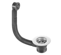 Sink Waste & Overflow 10" (Inch), Size: 40 mm, Material: Polypropylene, 1 in Pack