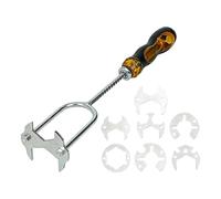Sink Wrench Tap Tool - 21-in-1 Telescopic Multifunctional Sink Wrench | Adjustable Countersink Installation Tool with 7 Interchangeable Cutting Heads | Tighten Under the Sink