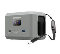 SinKeu Portable Power Station, 96Wh/30000mAh LiFePO4 Battery, 100W Mini Solar Generator with USB-C Fast Charging Cable, Camping Power Bank for Outdoor Travel, Business Trips, Backup Emergencies