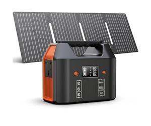 SinKeu Portable Power Station 97.68Wh with 40W Solar Panel,Camping