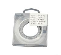 Sinking Fishing Accessory Fluorocarbon Leader with Robust Carbon Fiber Construction, Length 50m, Up to 3 63kg Pulling Power (1.75)