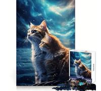 Sinking Ship And Cats Love Jigsaw Puzzles for Adults 1000 Pieces Mental Logic Toy Gentle Relax Firm Cut Santa Wish List 38x26cm