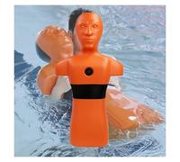 Sinking Training Manikin,PE Swimming Pool Lifesaving Dummy,for Pool Beach and River with 3 Injection Holes(Color2)