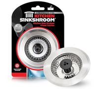 SinkShroom Clog-Free Stainless Steel Sink StrainerStandard, Chrome Gray