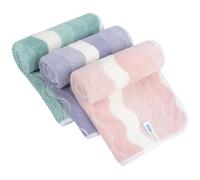SINLAND Bathroom Hand Towels, 16 x 31 Inch, Super Soft and Absorbent Microfiber Washcloth Face Towels for Bathroom, Kitchen, Spa, Yoga, Gym, Face, Hair, Dishcloth for Any Occasion 3Pack