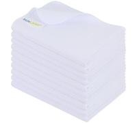 SINLAND Kitchen Towels Premium Sublimation Blank Towels Fast Dying Tea Towel Polyester Dish Towels for Drying Dishes16 Inch X 24 Inch 10 Pack White