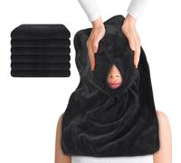 SINLAND Microfiber Esthetician Towels for Facials Mask Removing Face Wrap Soft Facial Cloth with Split Design Spa Towels for Facial Steam Massage and Cleansing