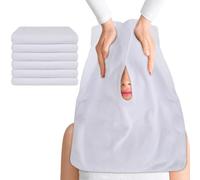 SINLAND Microfiber Esthetician Towels for Facials Mask Removing Face Wrap Soft Facial Cloth with Split Design Spa Towels for Facial Steam Massage and Cleansing