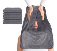 SINLAND Microfiber Esthetician Towels for Facials Mask Removing Face Wrap Soft Facial Cloth with Split Design Spa Towels for Facial Steam Massage and Cleansing