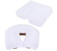 SINLAND Microfiber Face Cradle Covers Large Size Soft and Reusable Non-Stick Massage Headrest Cover Suitable for Any U-Shaped Pillow