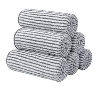 SINLAND Microfiber Face Towels Ultra Soft Bamboo Charcoal Facial Washcloths Face Cloth for Bath 30cm x 30cm