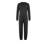 Sinleey Special Needs Adaptive Clothes for Children Long Sleeve Anti-strip Romper Boys Long Leg Zip Back Jumpsuit Black 15-16 Years