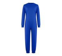 Sinleey Special Needs Adaptive Clothes for Children Long Sleeve Anti-strip Romper Boys Long Leg Zip Back Jumpsuit Royal Blue 11-12 Years