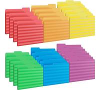 Sinload 24 Pack File Folders Manilla Folders File Folders Letter Size Colored Folders with 1/3 Cut Tab Top Organizing for Easy Back to School Students Teachers, 9.25'' x 11.8''
