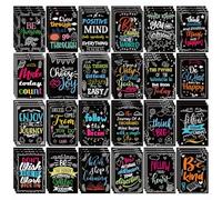 Sinload 72 Pcs Positive Coloring Book for Adult Bulk, DIY Art Coloring Book for Drawing with Black Motivational Words for Stress Relief Party Favors Goodie Bag Filler