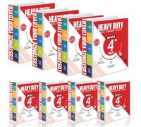 Sinload 8 Pcs 3 Ring Binder 4 Inch Capacity D Ring Binders with Pockets Large 8.5" x 11" Presentation Folder View Binder with Clear Cover for Documents, Files, Projects, White