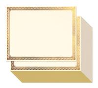 Sinload Certificate Paper 8.5 x 11 for Printing Blank Award Certificate for Graduation Diploma Achievement Participation Award Document (200pcs,Gold)