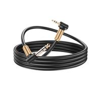 SinLoon 3.5mm to 6.35mm Stereo Audio Cable, 1/8 to 1/4 TS Cable 24K Gold Plated Connector, Dual Channel for Laptops, Home Theater, Smartphones, Amplifiers, Electric Guitars,etc-2M/6.5FT