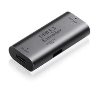 SinLoon 5Gbps USB C Charging Data Extender Adapter Extension USB C 10M Long Distance Signal Amplification Connector with USB C 15W Power Port for Printers, Surveillance Cameras and More