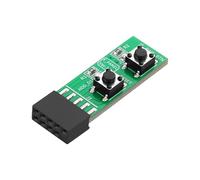 SinLoon 9Pin Reset/Power ON/Off Switch Board Adapter Test for Desktop PC Motherboard