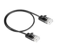 SinLoon CAT6A Ethernet Cable, High Speed 10Gbps 500Mhz Network Cord, Soft PVC LAN Super Light Network Cord,UTP Twisted Pair for PC,Router,Modem,Printer,TV Box,PS5 (0.5M)