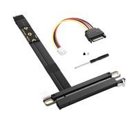 SinLoon M.2 NGFF NVMe Key M to PCIe 3.0 X16 Extender Cable M.2 to PCI-E 3.0 X16 Female Riser Cable for M2 2230 2242 2260 2280 20CM