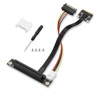 SinLoon Mini PCIE Wireless Network Card to PCIe X8 Extender Cable Mini-Pcie Male to PCI-E X8 Female Riser Cable 20CM