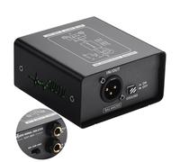 SinLoon XLR1-BOX Ground Loop Noise Isolator, Single-Channel with XLR & 6.35mm Ports, 3-Step Attenuation, Passive, Ideal for Studio, Home HiFi & Car Audio