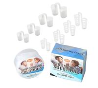 Sinlxcoy Anti Snore Devices, 8 Pieces Nose Slits Mute Nose Dilators for Breathing Snoring Stop Snoring Devices, Nose Openers for Breathing, Sleep Recording, Breathing, Snoring Devices for