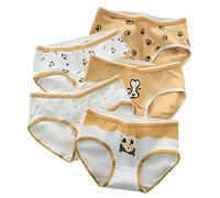 SINMIUANIME Women's Panties Anime Print Underwear Breathable Cotton Brief Sexy Cosplay Lingerie 5-Pack (Dog Pattern, X-Large)