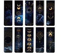 Sinmoe 30 Pieces Space Moon Magnetic Bookmarks Galaxy Starry Sky Magnetic Bookmark Page Clip for Kids Teens Students Teachers Book Lovers Reading School Library Office Accessories, 10 Styles