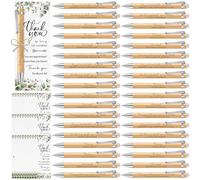 Sinmoe 30 Set Employee Appreciation Gifts Includes Motivational Pens Thank You Gifts Card with Rope, Inspirational Quote Ballpoint Pens Thank You Gifts for Teacher Colleague Volunteer Coworker